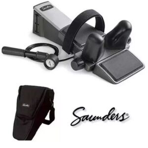 Saunder Cervical Traction Neck Device with Carry Storage Bag & Manual.